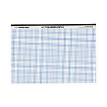 Roaring Spring WIDE Notepad, 11 inch;, Graph-Ruled, 30% Recycled, White