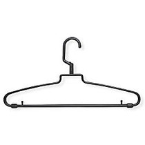 Honey-Can-Do Hotel-Style Hangers With Swivel Pegs, 8 1/4 inch;H x 1/2 inch;W x 15 1/4 inch;D, Brown, Pack Of 72