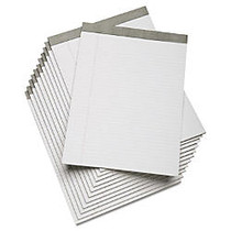 SKILCRAFT; Linen Top Writing Pads, 8 1/2 inch; x 11 inch;, White, Pack Of 12 (AbilityOne 7530-01-447-1353)