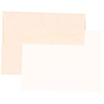 JAM Paper; A7 Stationery Set, 5 1/4 inch; x 7 1/4 inch;, 30% Recycled, Natural/White, Set Of 25 Cards And 25 Envelopes