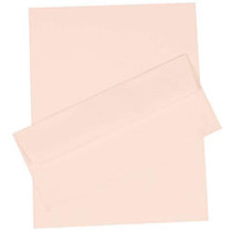 JAM Paper; Strathmore Stationery Set, 8 1/2 inch; x 11 inch;, Bright White, Set Of 100 Sheets And 100 Envelopes