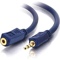 C2G 50ft Velocity 3.5mm M/F Stereo Audio Extension Cable