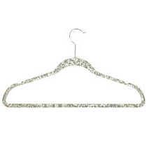 Honey-Can-Do Velvet Touch Suit Hangers, 9 1/2 inch;H x 1/4 inch;W x 17 3/4 inch;D, Gray, Pack Of 20