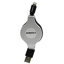 Duracell; Retractable USB Sync & Charge Cable For Apple Lightning Devices