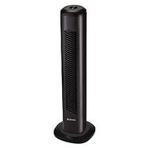 Holmes; Oscillating Tower Fan, Metallic Black