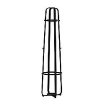 Monarch Specialties 3-Tier Metal Coat Rack, 72 inch;H x 18 inch;W x 18 inch;D, Black