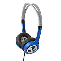 iFrogz&trade;EarPollution&trade; Toxix Stereo Headphones, Blue