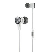 JBL Earbud Headphone With Universal Remote and Microphone, White, E10