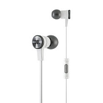 JBL Synchros E10 Earbud Headphones With Universal Microphone And Remote, White