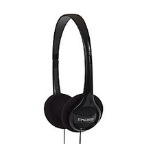 Koss; KPH7 Portable Over-The-Head Headphones, Black