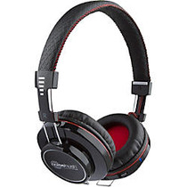 NoiseHush Bluetooth Headphones W/ Mic Black Via Ergoguys