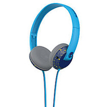 Skullcandy Uprock On-Ear Headphones With Inline Microphone, Navy/Hot Lime