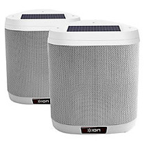 ION Keystone 2.1 Speaker System - 80 W RMS - Wall Mountable - Battery Rechargeable - Wireless Speaker(s) - White