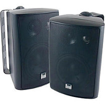 Namsung LU43PB 50 W RMS - 100 W PMPO Indoor/Outdoor Speaker - 3-way - 2 Pack - Black