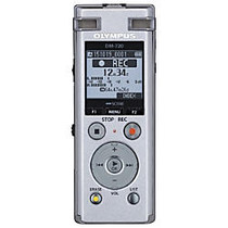 Olympus; DM-720 4GB Digital Voice Recorder, Silver