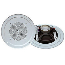 Pyle PDICS64 - 150 W PMPO Speaker - 2-way - 1 Pack - White