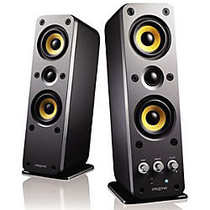 Creative GigaWorks II Series T40 2.0 Speaker System - 32 W RMS - Glossy Black