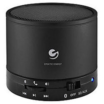 Ematic ESB107 Speaker System - Portable - Battery Rechargeable - Wireless Speaker(s) - Black