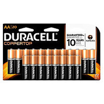 Duracell CopperTop MN1500B10Z General-Purpose AA Batteries, Pack Of 20