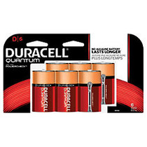 Duracell; Quantum Alkaline D Batteries, Pack Of 6