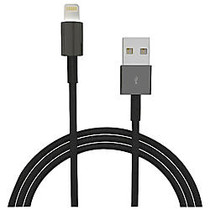 4XEM 10FT 3M Black charging data and sync Cable For Apple iphone 5 5s 6 6s 6plus 7 7plus