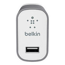 Belkin MIXIT&trade; Metallic 12W/2.4 Amp USB Home Charger, Gray