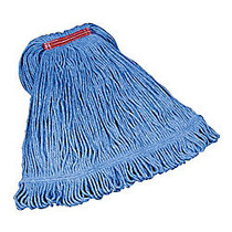Rubbermaid Super Stitch Blend Mop, Medium 1 inch; Headband, Blue