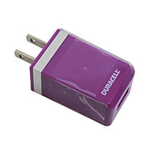 Duracell; USB 5-Watt AC Charger, Purple