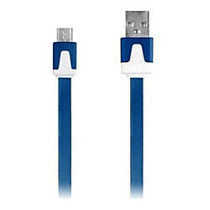 iEssentials 3.3ft Micro USB Flat Colored Charge and Sync Cable
