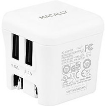 Macally 15W Two USB Port Wall Charger