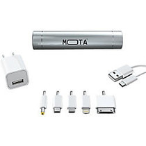 MOTA Battery Stick 2,600mAh Portable Power (Silver)