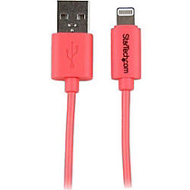 StarTech.com 1m (3ft) Pink Apple 8-pin Lightning Connector to USB Cable for iPhone / iPod / iPad