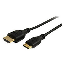StarTech.com 3 ft Slim High Speed HDMI Cable with Ethernet - HDMI to HDMI Mini M/M