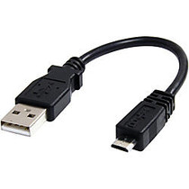 StarTech.com 6in Micro USB Cable - A to Micro B