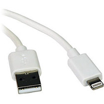 Tripp Lite 6ft Lightning USB/Sync Charge Cable for Apple Iphone / Ipad White 6'