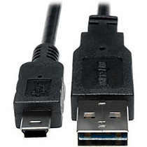 Tripp Lite 6in USB 2.0 High Speed Cable Reversible A to 5Pin Mini B M/M