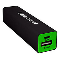 Uniden; Portable USB Powerbank With 2,200mAh Battery, Black