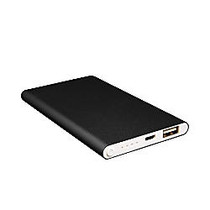 Wireless Gear&trade;&nbsp;4,000 mAh Portable Power Bank, Black, G0392