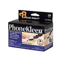 Read Right Phone Kleen Premoistened Wipes, Box Of 18