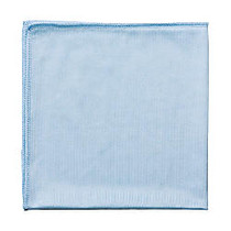 Rubbermaid; HYGEN Reusable Microfiber Cleaning Cloth, 16 inch; x 16 inch;, Blue