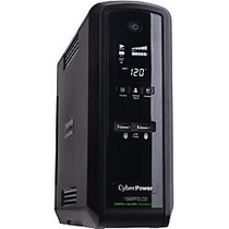 CyberPower PFC SineWave Series CP1500PFCLCD 10-Outlet Uninterruptible Power Supply, 1,500VA/900 Watts
