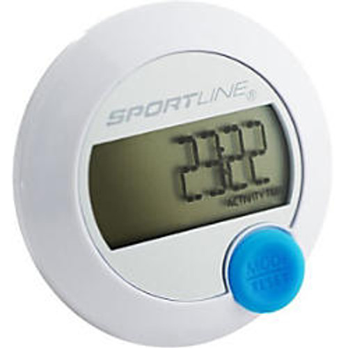 Sportline 345 DS Calorie Tracking Pedometer, White, WV1056WH