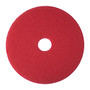Niagara&trade; 5100N Buffing Pads, 13 inch;, Red, Case Of 5