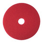 Niagara&trade; 5100N Buffing Pads, 17 inch;, Red, Case Of 5