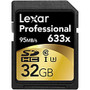 Lexar; Secure Digital Extended Capacity (SDXC&trade;) UHS-I Memory Card, 32GB