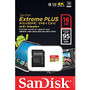 SanDisk Extreme; PLUS microSDHC&trade; UHS-I Memory Card With Adapter, 16GB