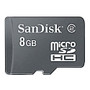 SanDisk; microSDHC&trade; 8GB Memory Card