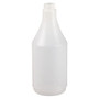 Continental Polyethylene Center Neck Spray Bottle, 24 Oz, Clear