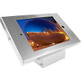 iPad 2/3/4/Air/Air2 Secure Metal Jacket Enclosure with 45? Kiosk Silver