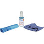 Manhattan LCD Mini Cleaning Kit with Microfiber Cloth, Brush & Carrying Bag